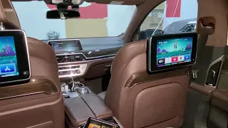 BMW 7er G11/G12 - Apple TV + iPhone Mirrorlink на задние мониторы