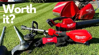 Milwaukee M18 trimmer edger blower for a perfect lawn