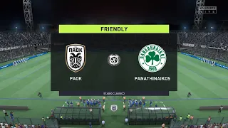 PAOK vs Panathinaikos (02/10/2022) Super League Greece FIFA 22