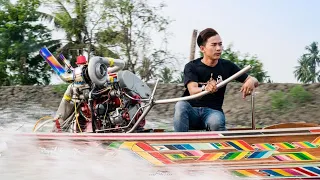 LONG BOAT RACING | THAILAND | DRAG RACE | RIVER