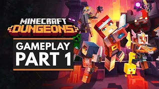 Minecraft Dungeons | Gameplay Part 1 - First 20 Minutes