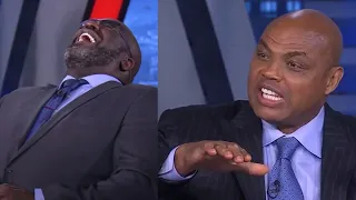 Charles Barkley makes Shaq Laugh MOMENTS #3