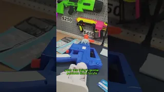 Nerf Fortnite Blue Shock - A Nerf M16 Blaster