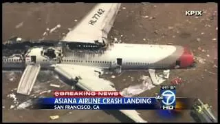 Asiana Airlines flight 214 crashes at SFO