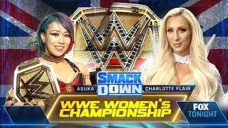 Asuka Vs Charlotte Flair Campeonato Femenino de WWE - WWE Smackdown 30/06/2023 (En Español)