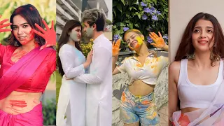 Happy Holi Videos Amulya Mohal Surbhi Avneet Kaur #happyholi