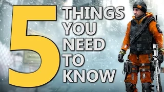 The Division - 5 Things You NEED To Know!