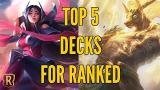 Top 5 Decks for Ranked in Legends of Runeterra