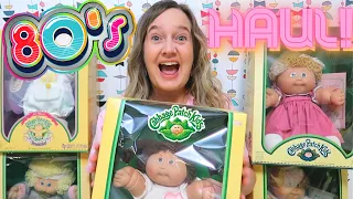 Vintage 80s Cabbage Patch Kids Haul | NEW & RARE 1985 dolls still in their boxes | Unboxing!!