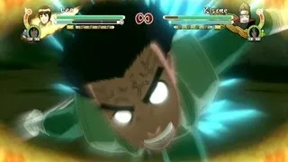 Naruto Ultimate Ninja Storm 3 Rock Lee Complete Moveset with Command List