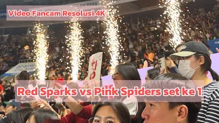 Fancam Red Sparks vs Pink Spider Semifinal leg 2