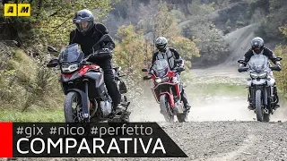 BMW F850GS vs Honda Africa Twin vs Triumph Tiger 800 XC: TEST MAXIENDURO [ENGLISH SUB]