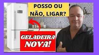 QUANTO TEMPO PRECISO ESPERAR PARA LIGAR UMA GELADEIRA NOVA? FROST FREE INVERTER