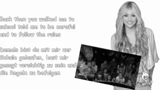 Hannah Montana - Been here all along  W/Lyrics