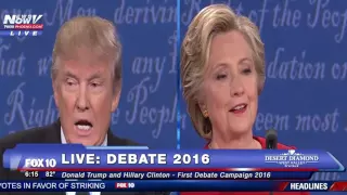 FULL DEBATE: Donald Trump And Hillary Clinton First Presidential Debate (FNN)