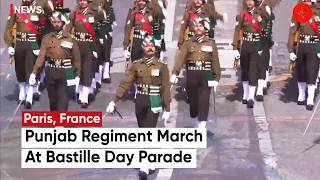 Watch: Indian Army's Punjab Regiment March At Bastille Day Parade In Paris, France