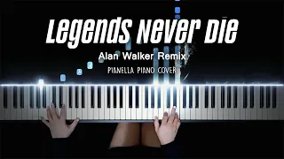 Legends Never Die: Remix (ft. Alan Walker) - League of Legends | Piano Cover by Pianella Piano