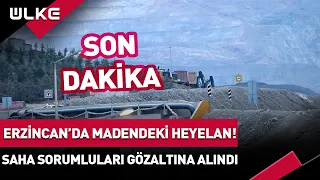 Erzincan'da Madende Toprak Kayması! Saha Sorumluları Gözaltına Alındı... #haber