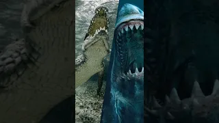 Saltwater Crocodile vs Great White Shark