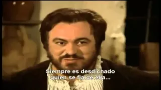 Pavarotti - La Donna e mobile (subtitulada Español)