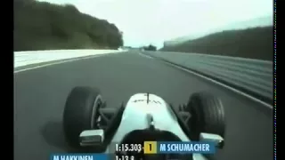 F1 Japanese GP 2000 Qualifying Häkkinen vs Schumacher