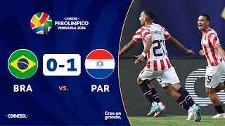 BRASIL vs. PARAGUAY [0-1] | RESUMEN | CONMEBOL PREOLÍMPICO | FASE FINAL