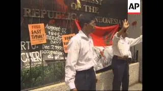 PHILIPPINES: MANILA: ANTI INDONESIAN DEMONSTRATION