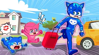 Dad, Don't Leave Me Alone! Catboy's Life Story | Leo Mask Channel
