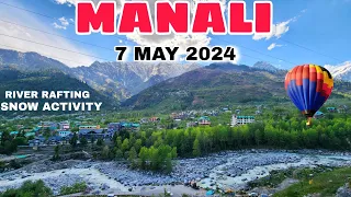 Manali || Manali Koksar snow activity || Manali River Rafting || MD Raz