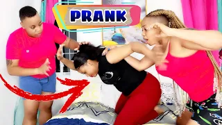 Prank  | Lwa pran Mamina |Nou manke antrave | Nou mandel pou Nou edel Abil nan 🤭