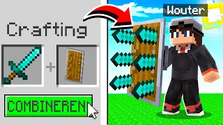 Minecraft, Maar Je Kan Items Combineren!😂