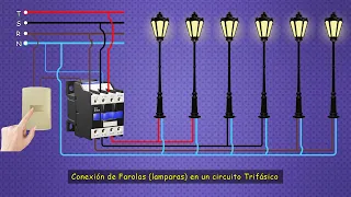 How to Connect Power Street Lamps | contactor