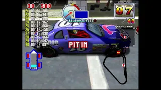 Daytona USA 2 Power Edition 500 Laps - Play Screen