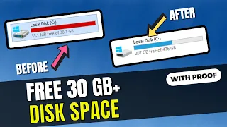 How To FREE Up 30GB+ of Disk Space on Windows 10/11 in Just 1 Minute