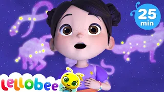 Stargazing Lullaby 🌠 Lellobee City Farm Nursery Rhymes | Kids Video | Moonbug Kids After School Club