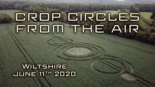 New Crop Circle in Wiltshire | 11th June 2020 | Crop Circles From The Air