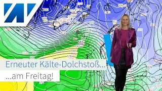 Kälte-Dolchstoß am Freitag: Es kommt Bewegung in die festgefahrene Hochdruckwetterlage!