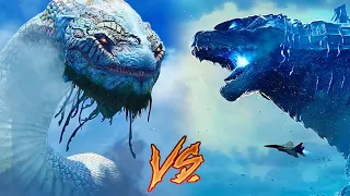 Godzilla VS World Serpent (Jormungandr) | Kim Kazanır? GOD OF WAR & MONSTERVERSE