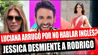 Luciana Fuster no va a Miss Perú Universo por no saber inglés según Amor y Fuego - Jessica habla