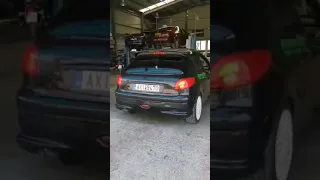 Peugeot 206 straight pipe