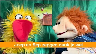 Joep en Sep zeggen dank je wel