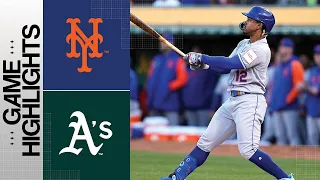 Mets Top A's Behind Francisco Lindor's Big Night