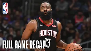 ROCKETS vs CLIPPERS | James Harden Shines In LA | April 3, 2019