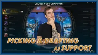 5 KEY Factors for Picking the BEST Champ | Support Draft Guide for Solo Queue