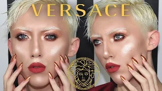 Kylie Jenner / Versace 'Glossy Eye' High Fashion Dewy Makeup Tutorial
