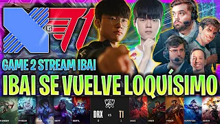 IBAI SE VUELVE LOCO CON LA MEJOR PARTIDA! | DRX vs T1 GAME 2 GRAN FINAL WORLDS 2022 IBAI ESPAÑOL