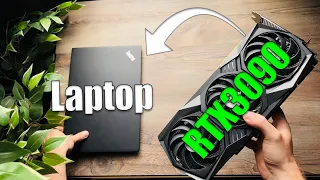 Öreg Laptopot Turbóztam RTX3090-el!