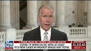 Fox News: Senator Tillis Discusses the Impact of COVID-19 in North Carolina