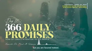 366 DAILY PROMISES | Day 116 | With Apostle Dr. Paul M. Gitwaza (English Subtitle Version)