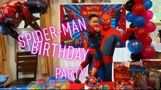 Cameron’s Spider-Man Birthday Party